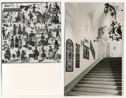 Budapest IX. Iparművészeti Múzeum - 12 db MODERN képeslap a múzeum tárgyaiból (Képzőművészeti Alap)