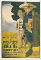 1910 Papíros, Tanszer és Iskolaszer Kiállítás Budapesten a városligeti iparcsarnokban. Rigler rt. / Hungarian Stationery Goods Exhibition (EK)