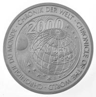 Németország 2000. A Világ Krónikája 2000 / Krisztus születése alpakka emlékérem kapszulában, dísztokban (40mm) T:PP Germany 2000. Chronik der Welt - Chronicle of the World 2000 / Christi geburt - Birth of Christ alpacca medallion in capsule, in case (40mm) T:PP