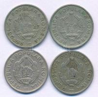 Románia 1952-1956. 10b Cu-Ni (4xklf) T:XF-F
Romania 1952-1956. 10 Bani Cu-Ni (4xdiff) C:XF-F