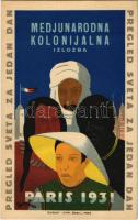 1931 Utazás a Föld körül egy nap alatt. Nemzetközi Gyarmati Kiállítás Párizsban (bosnyák verzió) / Medjunarodna Kolonijalna Izlozba / Exposition Coloniale Internationale / International Colonial Exposition in Paris (Bosnian edition) s: Desmeures