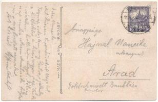 1926 SOS "Az Ember" Nemzetközi Embervédelmi Kiállítás Budapesten - reklám képeslap / Natio...