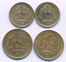 Románia 1952-1953. 1b Ni-sárgaréz (2xklf) + 3b Ni-sárgaréz (2xklf) T:XF,VF
Romania 1952-1953. 1 Ban...