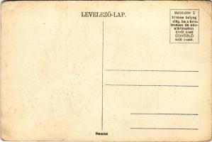 Budapest, magyar folklór művészlap, irredenta propaganda. Globus R.T. / Hungarian folklore art postc...