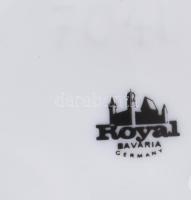 Royal Bavaria porcelán butykos, jelzett, hibátlan, m: 14,5 cm