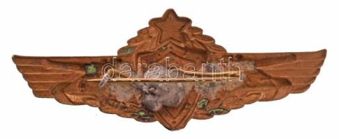 ~1958-1968. Magyar Néphadsereg III. osztályú harckocsivezető festett, zománcozott bronz kitüntető je...