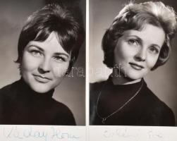 12 db dedikált színészfotó a József Attila színház tagjaitól, hozzá kísérőlevél a nyertes címzettnek...