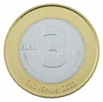 Szlovénia 2011. 3E Cu-Ni/Ni-sárgaréz "A függetlenség 20. évfordulója" T:AU
Slovenia 2011....