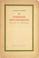 Lendvai István: A harmadik Magyarország. Bp., 1921, Pallas, kissé fakult, sérült kiadói papírkötés.