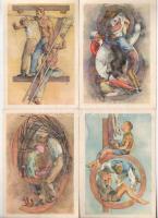 Cserkész tízparancsolat 10 darabos sorozat / Des Pfadfinders Gesetz Serie von 10 / The Boy Scout...