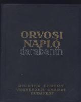 ~1930 Orvosi Napló a Richter Gedeon Vegyészeti Gyár R.T.-ből jó állapotban