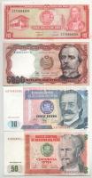 Peru 1974. 10S + 1985. 5000S + 1987. 10S + 50S + 500S + 1988. 1000S + 5000S + 10.000S T:UNC,AU Peru 1974. 10 Soles de Oro + 1985. 5000 Soles de Oro + 1987. 10 Soles de Oro + 50 Soles de Oro + 500 Soles de Oro 1988. 1000 Soles de Oro + 5000 Soles de Oro + 10.000 Soles de Oro C:UNC,AU