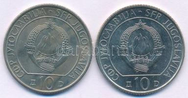 Jugoszlávia 1983. 10D Ni-sárgaréz "Neretvai csata 40. évfordulója" + 10D Ni-sárgaréz "...