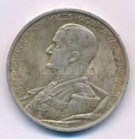 1939. 5P Ag "Horthy balra" T:AU,XF patina, kis ph Adamo P8.2