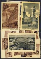 24 db jó minőségű háború előtti Vajdaság lap / 24 vintage Voivodina postcards