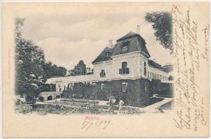 1909 Felsőmotesic, Horné Motesice (Motesic, Motesice); Motesiczky kastély. Gansel Lipót kiadása / castle (EK)