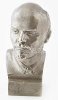 Lenin büszt. Fém öntvény, jelzett, m: 12,5 cm