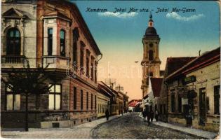 1917 Komárom, Komárno; Jókai Mór utca, Girch József üzlete / street view, shops (fl)