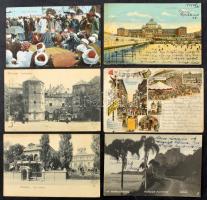 120 db régi külföldi városképes lap / 120 old foreign city view postcards