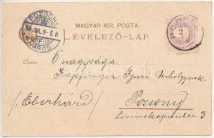 1898 (Vorläufer) Csejte, Csejthe, Cachtice; Temetvény vár, Csejthei várrom, Báthory Erzsébet. Brück ...