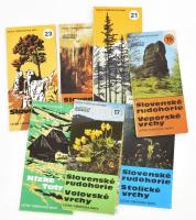 7 db szlovák turisatérkép