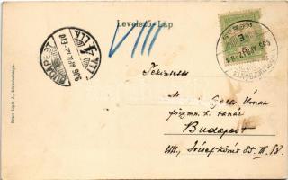 1906 Körmöcbánya, Kremnitz, Kremnica; Vártemplom. Ritter Lipót J. kiadása / castle church (fl)