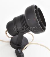 Elektrofém Hódmezővásárhely retro falilámpa. Kopással, cca 17x21 cm