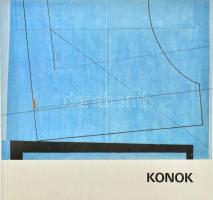 Konok. Peintures 1974-1978. Számozott (723./1000), a 'Nemzet Művésze' címmel kitüntetett, Konok Tamás (1930-2020), Kossuth-díjas magyar festő-, grafikus és szobrászművész által ALÁÍRT példány. Zürich, 1978, Galerie Schlégl, 4 p.+40 (nagyrészt fekete-fehér, kisebb részben színes illusztrációk, közte Konok Tamás fotójával) t. + 4 p. Francia, angol és német nyelven. Hans Paalman és István Schlégl előszavával. A művész, Konok Tamás reprodukcióival illusztrált. Kiadói papírkötés.