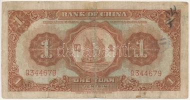 Kína 1935. 1Y "Q344679" T:VG China 1935. 1 Yuan "Q344679" C:VG