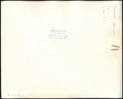 cca 1980 Feri Lukacs (?-?) magyar - angol fotóművész, fotóriporter hagyatékából 1 db vintage fotó (T...