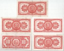 Peru 1960-1966. 10S (5xklf) T:F
Peru 1960-1966. 10 Soles de Oro (5xdiff) C:F