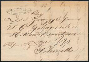 1839 Portós levél GROSHOFLEIN - Pohorella