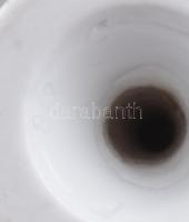 cca 1860 Royal Vienna Seb. Bach büszt. Mázas és biszkvit porcelán, jelzett, kis kopással, m: 11,5 cm