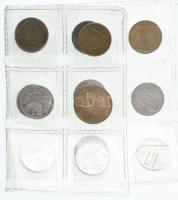 Vegyes, magyar és külföldi érmetétel mintegy ~1kg súlyban, T:vegyes Mixed, Hungarian and foreign coi...