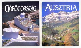 Kilátó Sorozat 2 kötete: Görögország.; Ausztria. Bp., 1996-1998, Biográf. Gazdag képanyaggal illusztrálva. Kiadói kartonált papírkötés, kiadói papír védőborítóban.