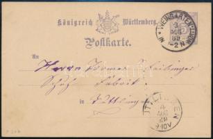 Német államok Württemberg 1889