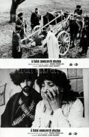 cca 1984 ,,A fiatal zeneszerző utazása" című szovjet - grúz film jelenetei és szereplői, 6 db v...