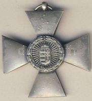1944. Polgári Honvédelmi Érdemkereszt ezüstfokozata, szalag nélkül T:2