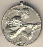 1932. Lövészeti díjérem, ezüstözve, szalag nélkül T:2
