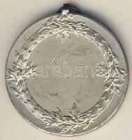 1932. Lövészeti díjérem, ezüstözve, szalag nélkül T:2