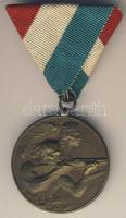 1932. Lövészeti díjérem, Br, szalaggal T:2