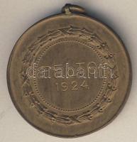 1924. "F.E.L.T.O." Br sportérem, szalag nélkül T:2