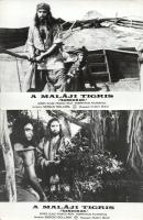 Kabir Bedi főszereplésével ,,A maláji tigris - Sandokan" című film jelenetei és szereplői, 11 db vintage produkciós filmfotó (vitrinfotó, lobbyfotó) ezüst zselatinos fotópapíron, a használatból eredő (esetleges) kisebb hibákkal, 18x24 cm