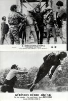 Bud Spencer főszereplésével, nyolc különféle filmből egy-egy jelenetfotó, 8 db vintage produkciós filmfotó (vitrinfotó, lobbyfotó) többsége ezüst zselatinos fotópapíron, a használatból eredő (esetleges) kisebb hibákkal, 18x24 cm