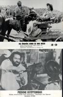Bud Spencer főszereplésével, nyolc különféle filmből egy-egy jelenetfotó, 8 db vintage produkciós fi...