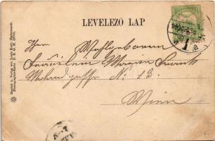 1900 Pozsony, Pressburg, Bratislava; Franziskanerkirche / Ferenciek temploma / Franciscan church (EB...