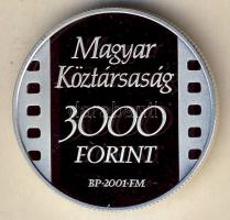2001. 3000Ft Ag "100 éves az első magyar film - A tánc" T:PP tanúsítvánnyal, csak 3500 db!