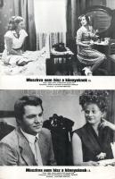 cca 1979 ,,Moszkva nem hisz a könnyeknek" című szovjet film jelenetei és szereplői, 9 db produk...