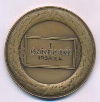 Ligeti Miklós (1871-1944) 1936. "Pesti Magyar Kereskedelmi Bank T.S.E. - 1911-1931" bronz ...