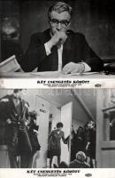 cca 1969 ,,Két csengetés között" című szovjet film jelenetei és szereplői, 17 db vintage produk...